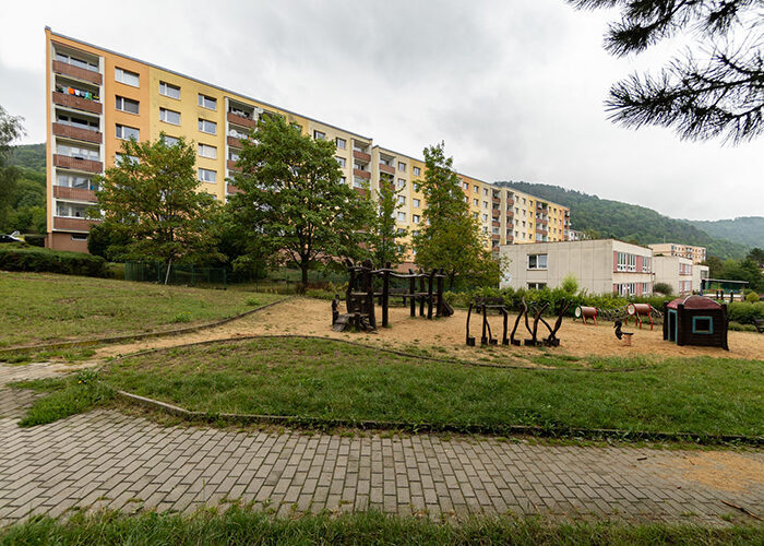 panelový dům v Ústí nad Labem